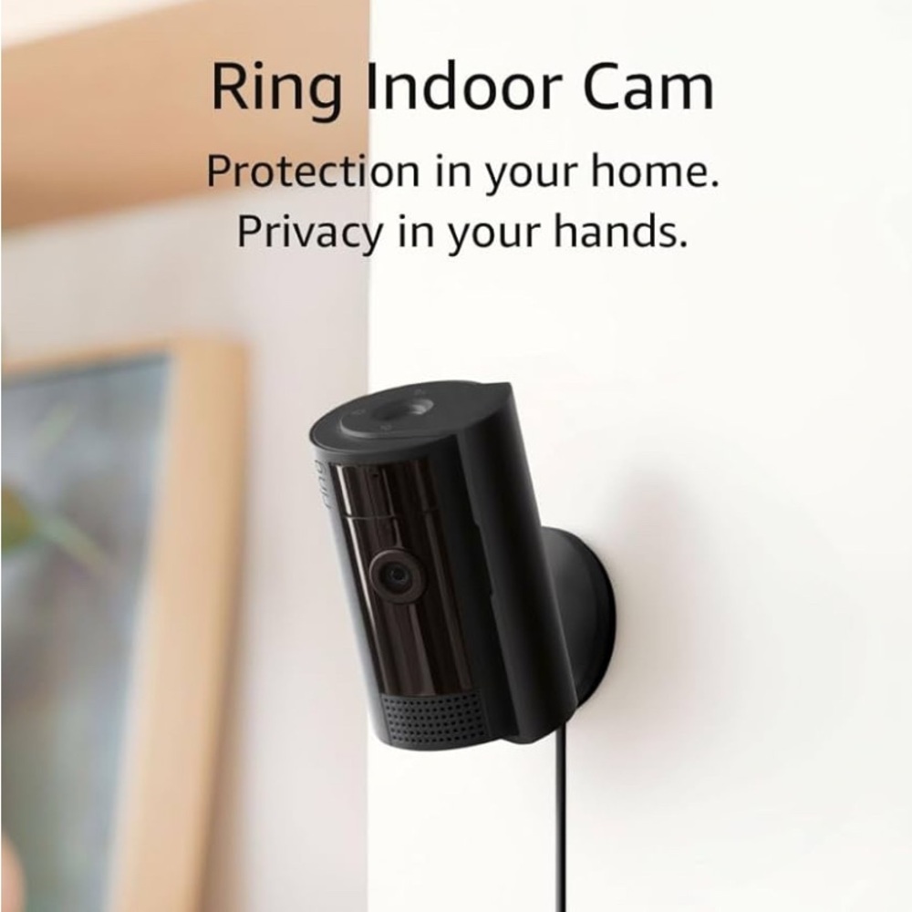 NEW Ring Indoor Cam 2nd Gen Plug-In Privacy Cover, 2-Way Talk, Night Vision 2023